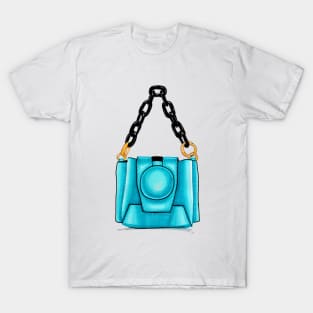 Blue Women's Bag T-Shirt